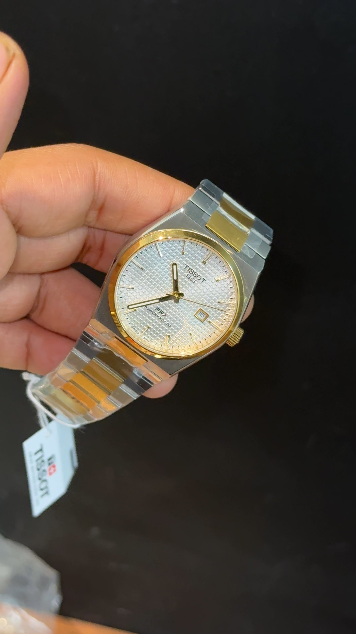 Tissot Prx | Quartz | Gold Two Tone | White Texture Dial - twentyfour