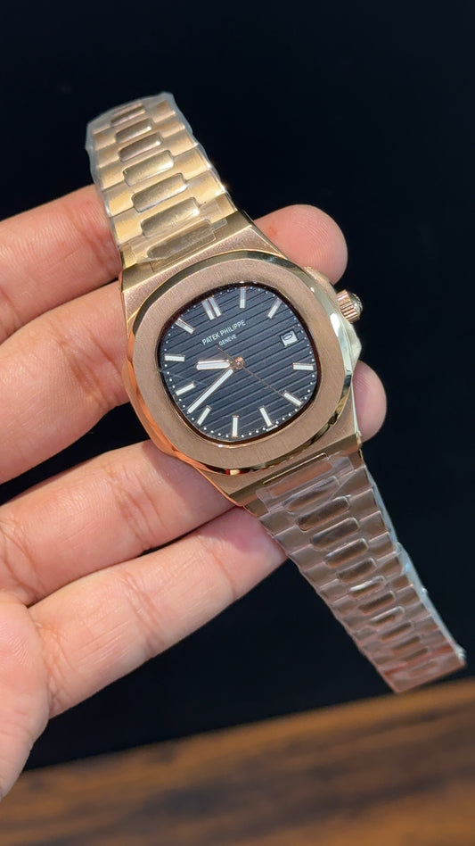 PP Auto | Rose Chain | Black Dial