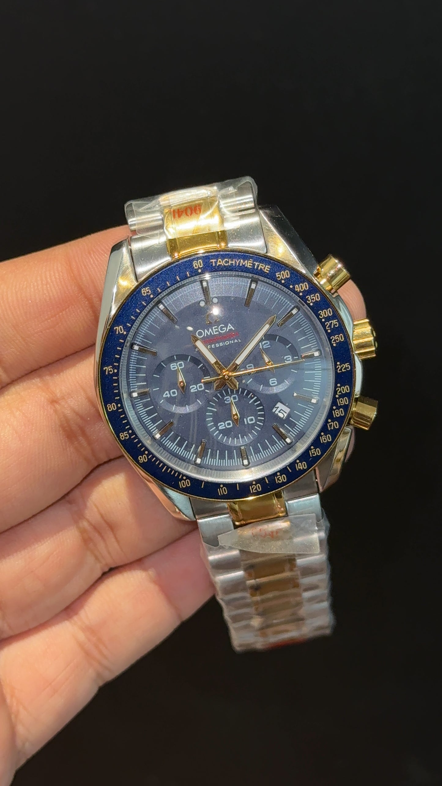 Omega Speedmaster | Gold Two Tone | Chrono | Blue Dial