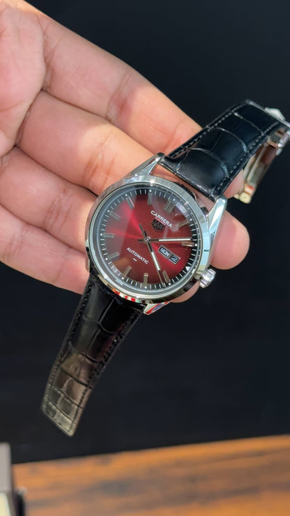 Tag Carrera | Calibre 5 | Black Strap | DayDate | Shaddy Mehron Dial