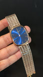 Pp Ellipse | Rose Mesh Chain | Blue Ebony Dial