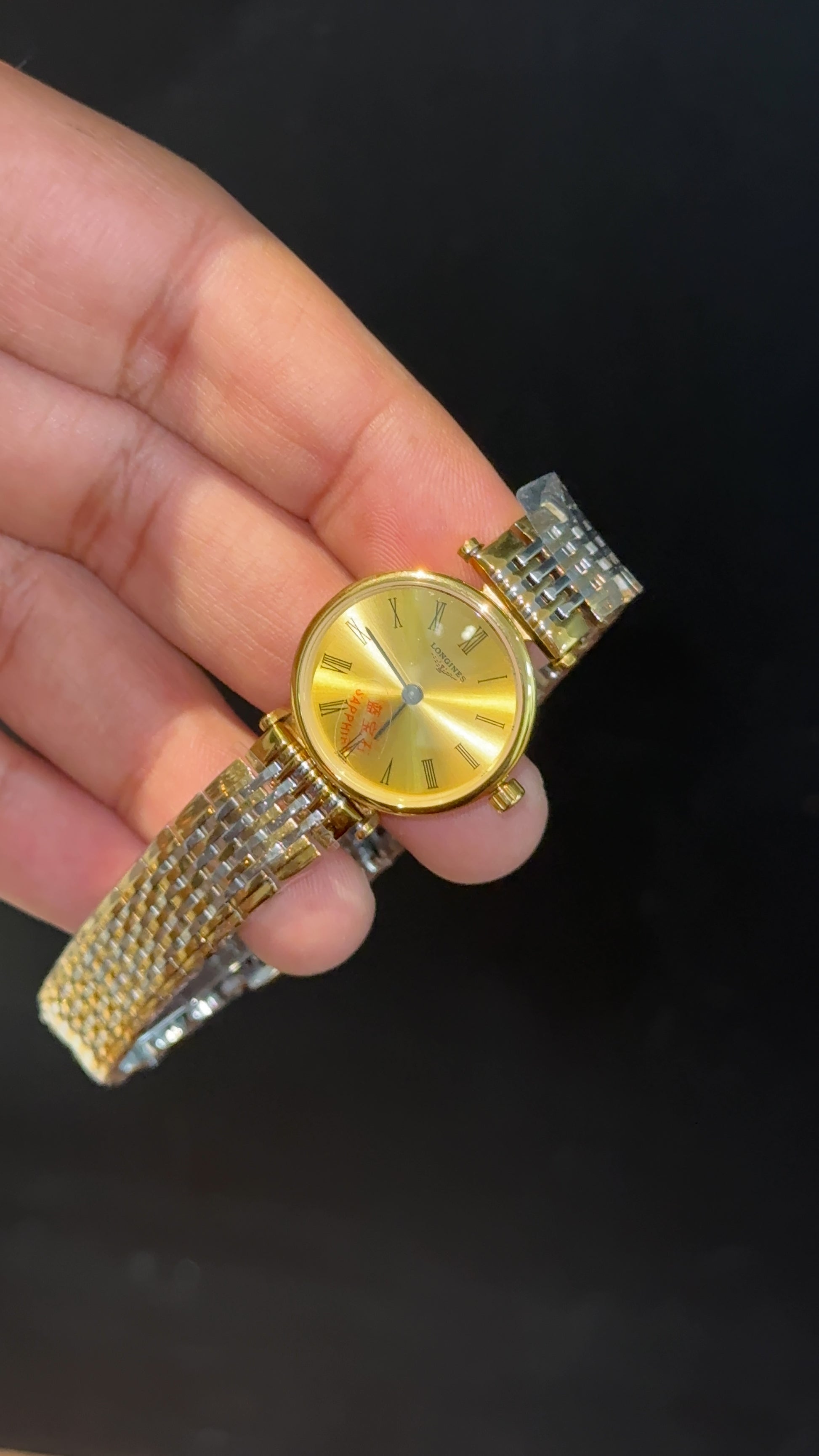 Longines | Woman | Gold Two Tone | Gold Plain Dial - twentyfour