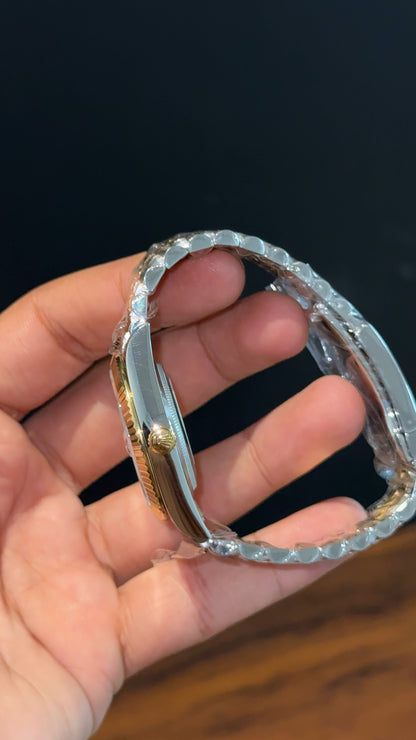 Premium Datejust | Gold Two Tone  | Diamond Digit | Gold Dial