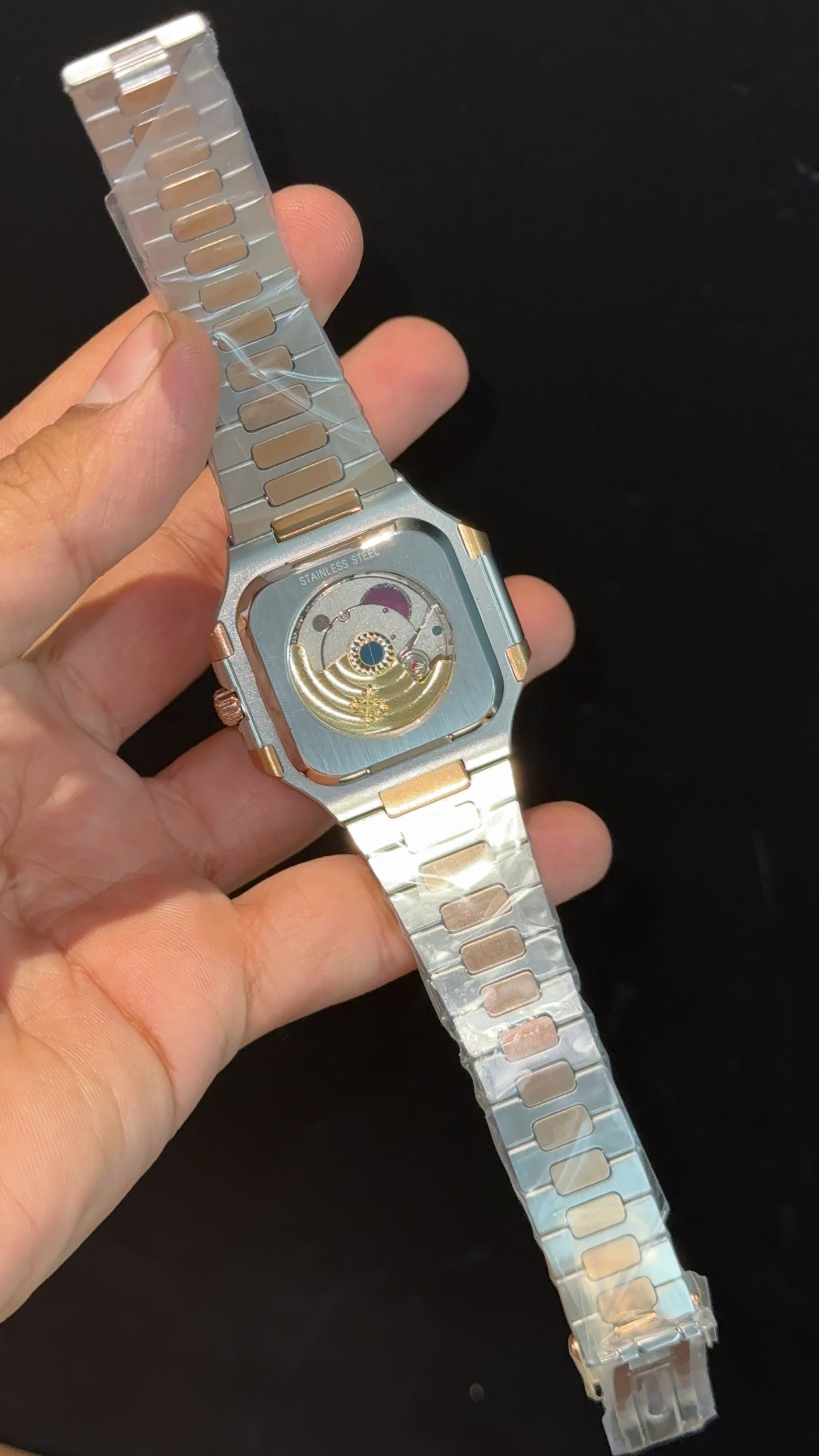Pp Auto | Cubitus | Rose Two Tone | Green Dial - twentyfour