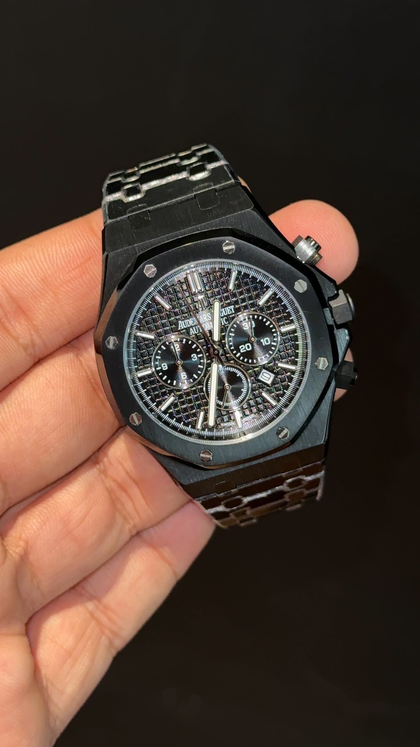 AP | Black Chain | Black Chrono Dial