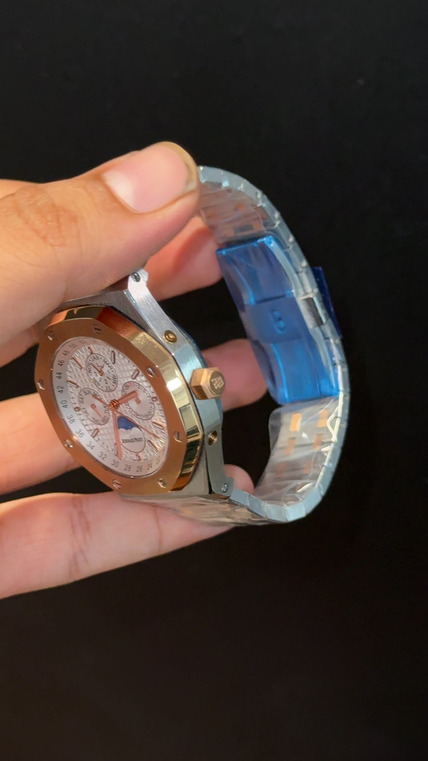 AP Auto | Rose Two Tone | Chrono | Calendar Edition | White Dial