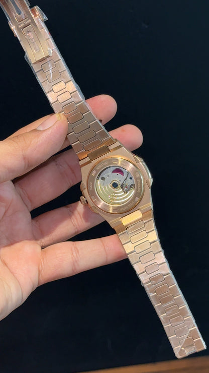 PP Auto | Rose Chain | Gradient Brown Dial