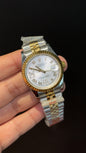 Datejusy | 36mm | Gold Two Tone  | White Roman Dial