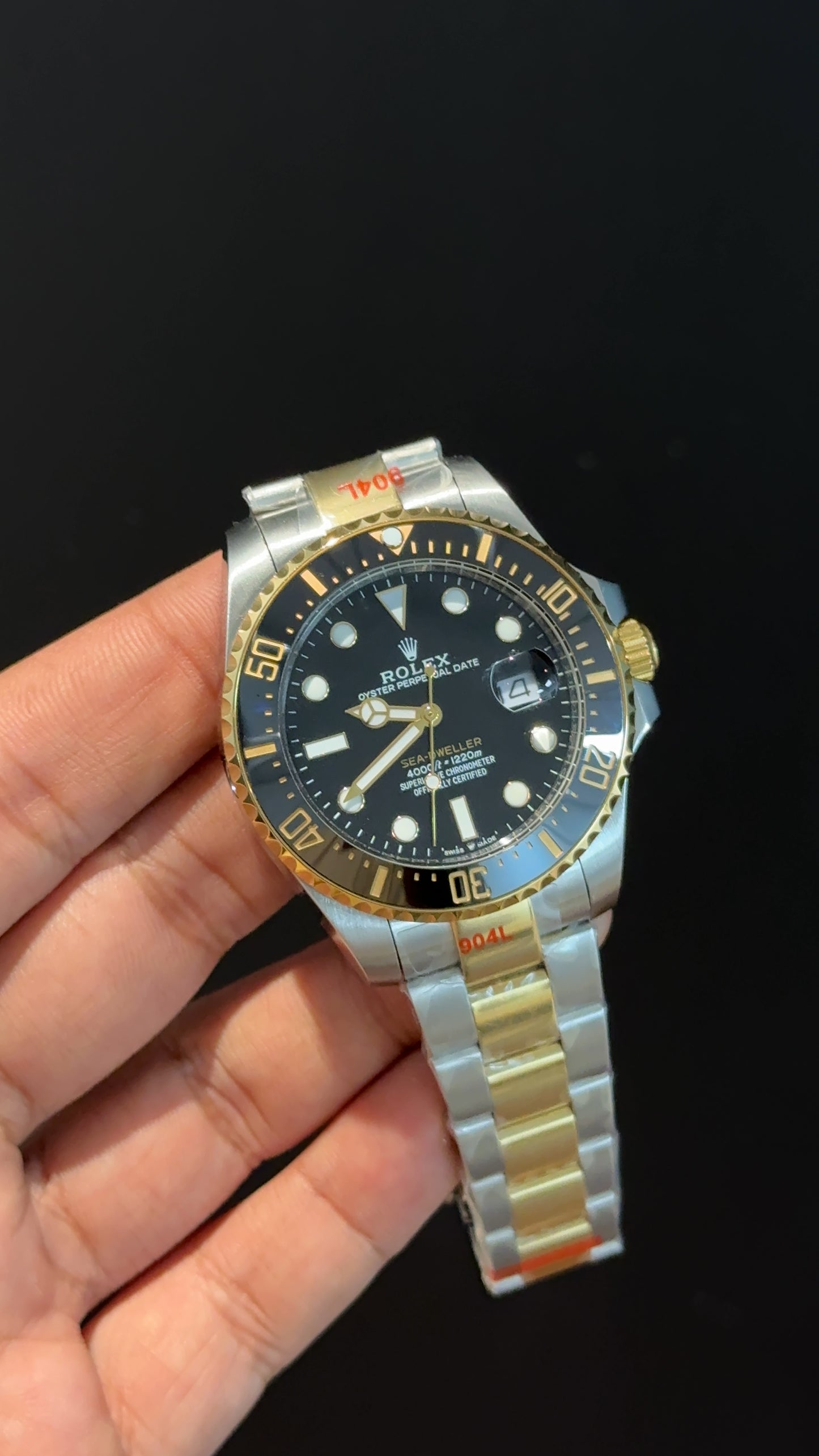Sea Dweller | Gold Two Tone | Black Dial