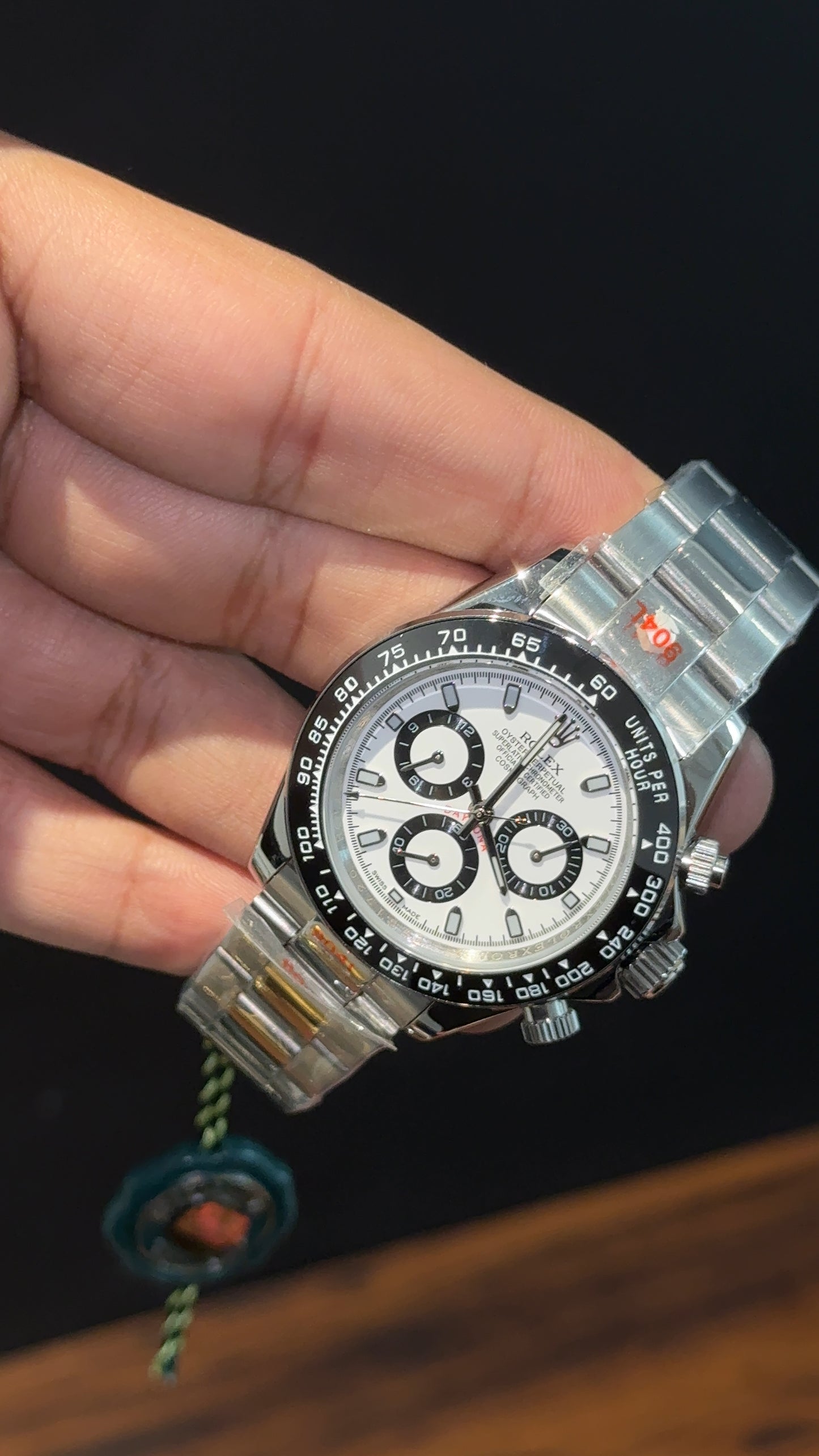 Daytona | Silver Chain | Chrono | White Dial