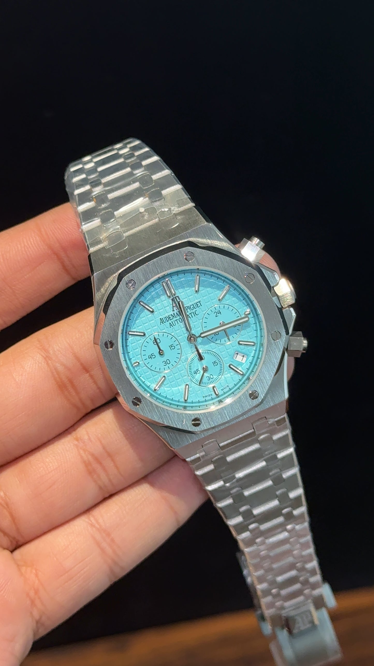 AP | Chrono | Silver Chain | Tiffany Box Dial - twentyfour