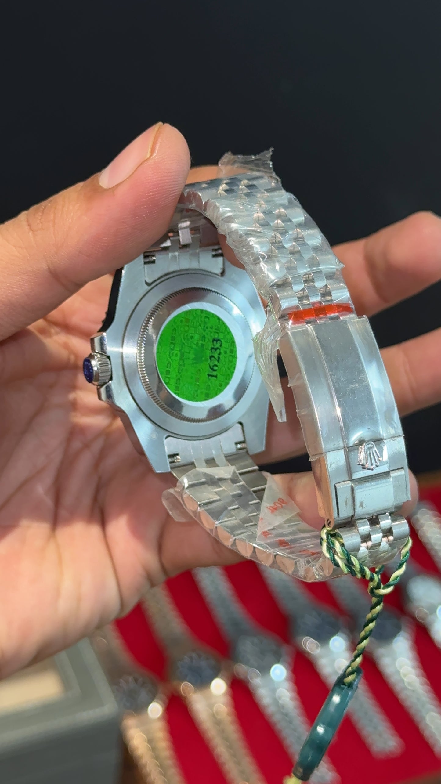 GMT Sprite  | Silver Jubilee Chain | Black Dial