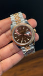 Premium Datejust | Rose Two Tone | Choco Dial