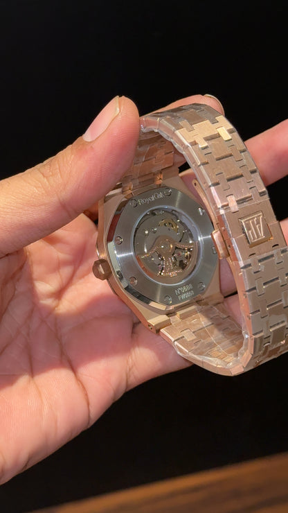 AP Auto | Rose Chain | Turquoise Dial