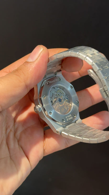 AP Skeleton | Auto | Rose Chain | Grey Dial