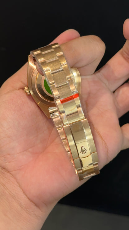 Sky Dweller | Rose Oyester Chain | Brownish Dial