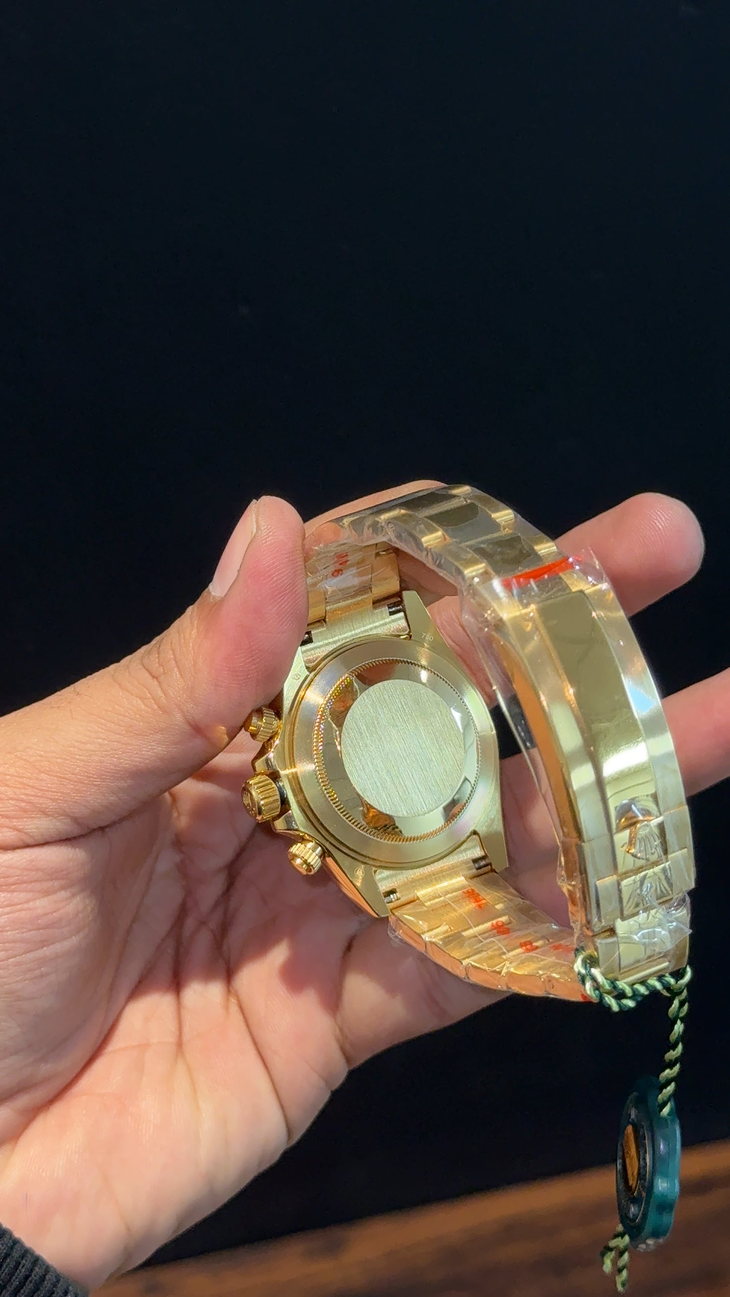 Daytona | Gold Chain | Gold Chrono | Green Dial