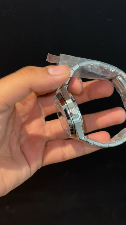 AP Auto | Silver Chain | Pendulum| Shaddy Blue Dial