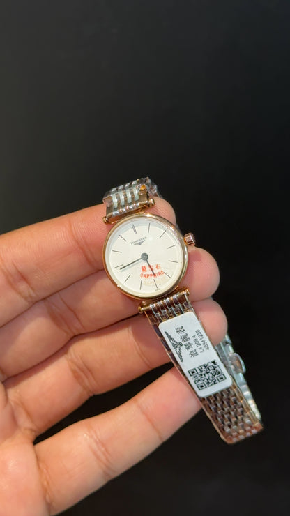 Longines | Woman | Rose Two Tone | White Dial - twentyfour