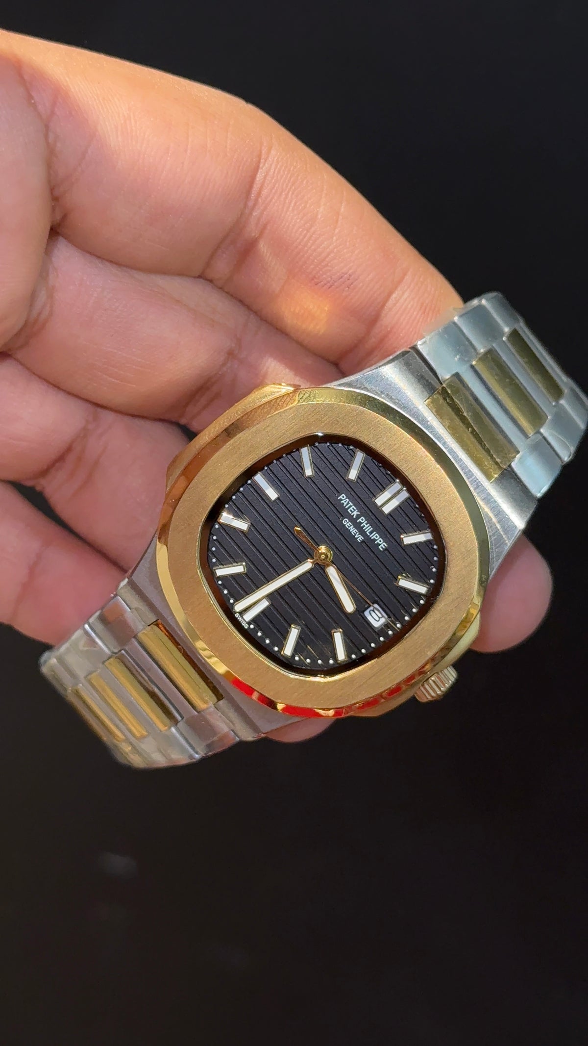 PP Auto | Gold Two Tone | Black Dial