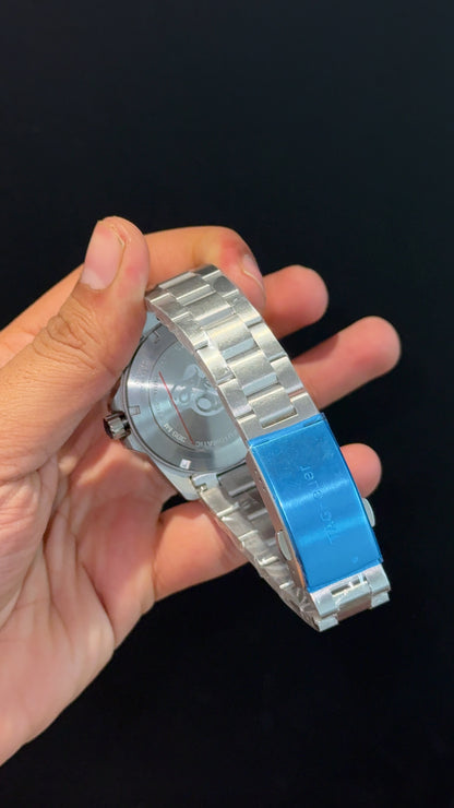 Tag Aquaracer | Silver Chain | Plain Bezel | White Classic Dial