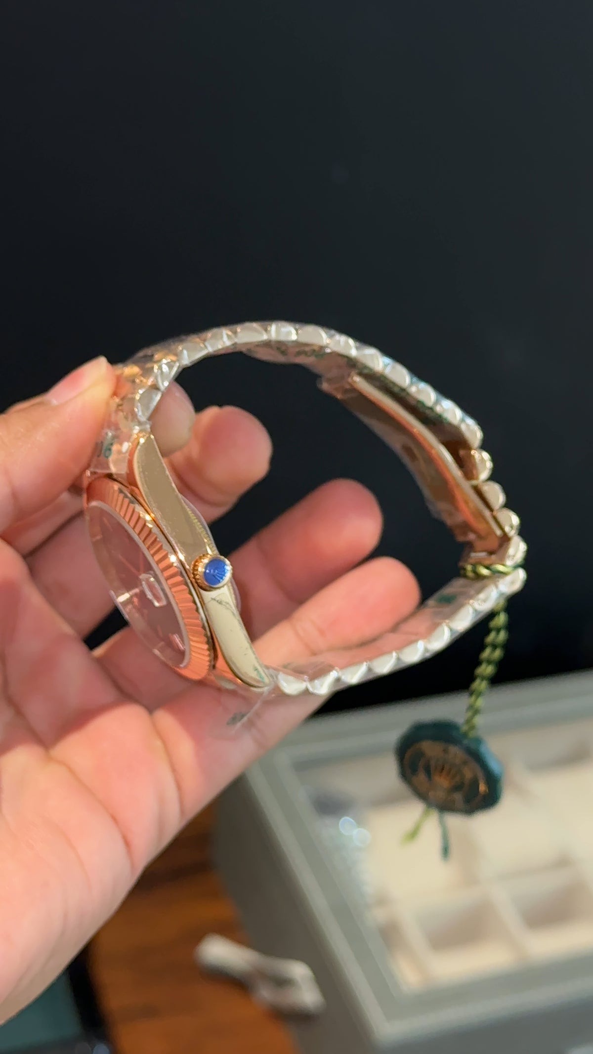 DayDate | Rose Chain | Ombre Dial