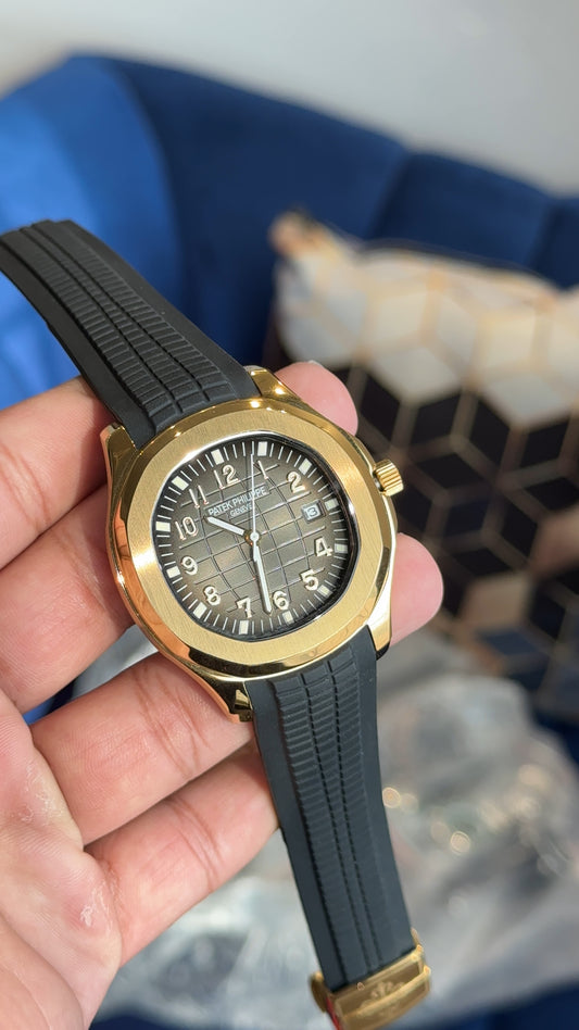 PP Auto | Yellow Gold | Grey Dial