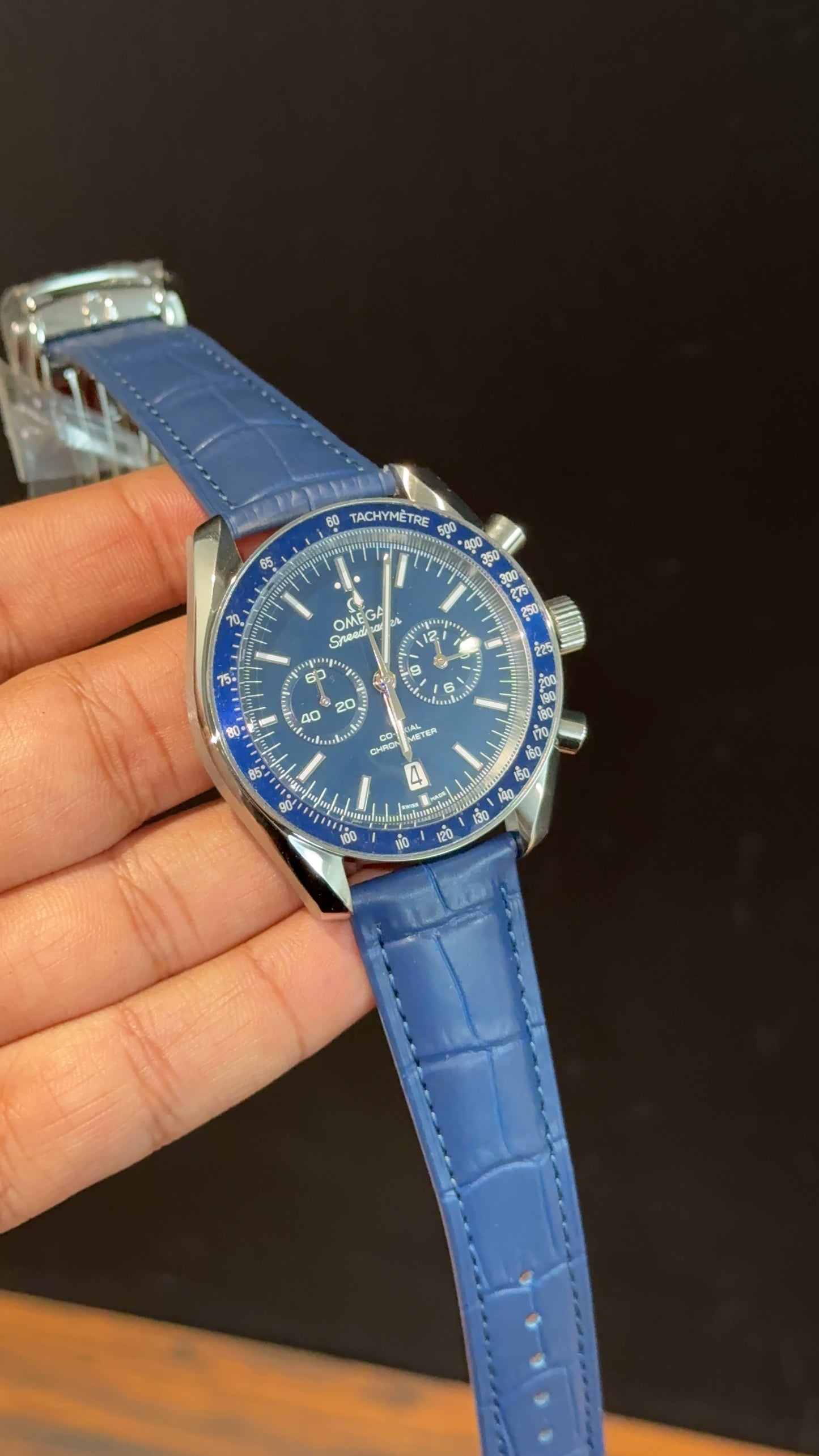 Omega Speedmaster | Chrono | Blue Strap | Blue Dial - twentyfour