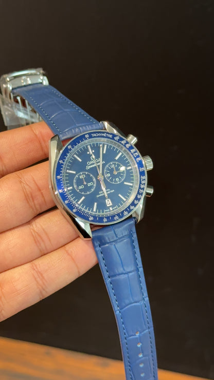 Omega Speedmaster | Chrono | Blue Strap | Blue Dial - twentyfour