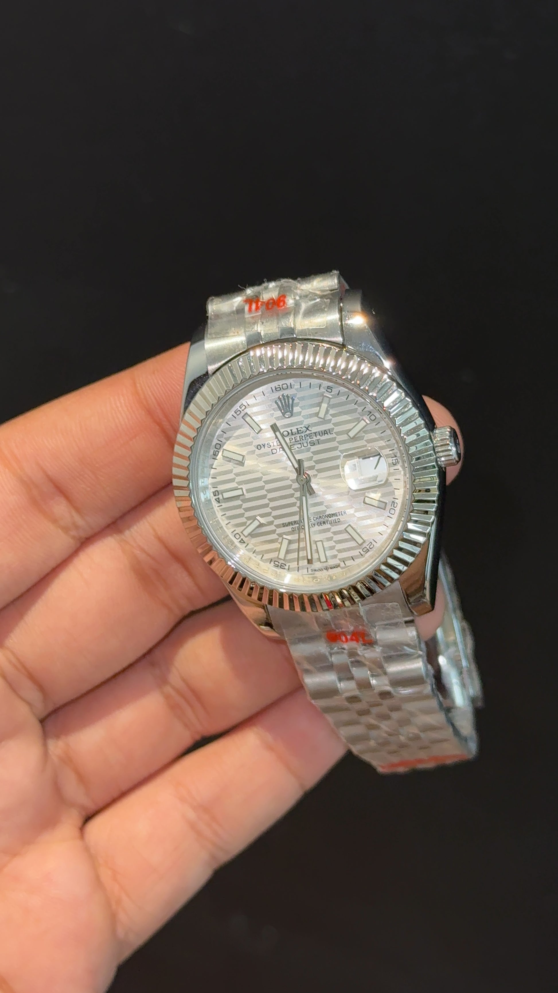 Datejust | Silver Chain | White Lines Dial - twentyfour