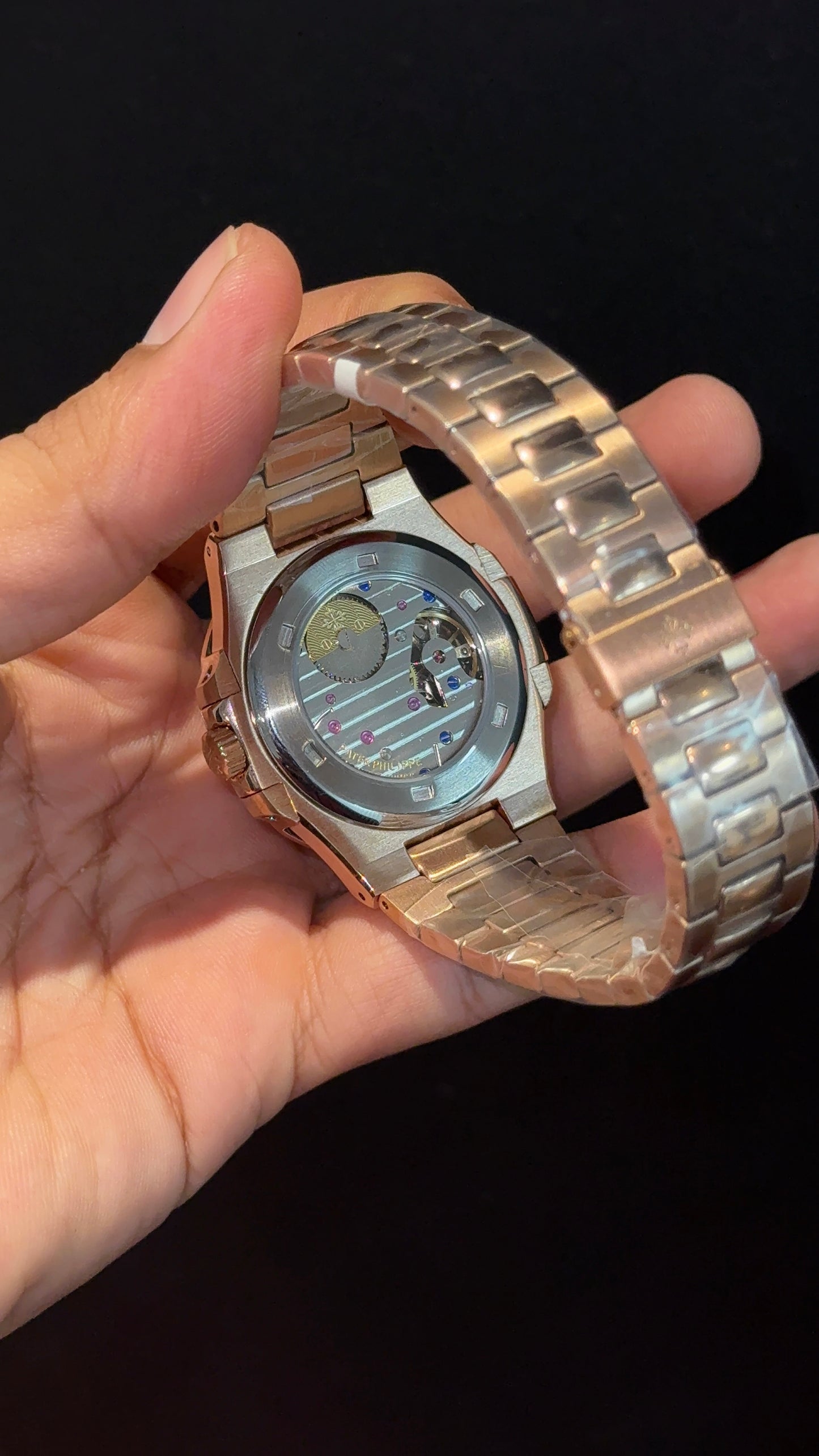 Pp Auto | Moonphase | Rose Chain | Sub White Dials