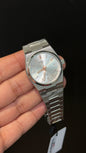 Tissot Prx | Quartz | 35mm | Silver Chain | Rose Digits | Silver Dial
