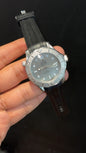 Omega Seamaster | Grey Bezel | Black Strap | Grey Dial - twentyfour