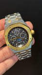 AP Auto | Gold Two Tone | Chrono | Calendar Edition | Black Dial