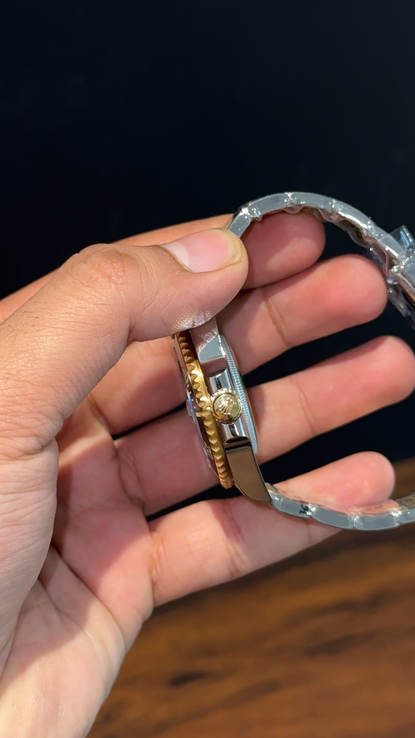 Premium Submariner | Gold Two Tone | Black Dial