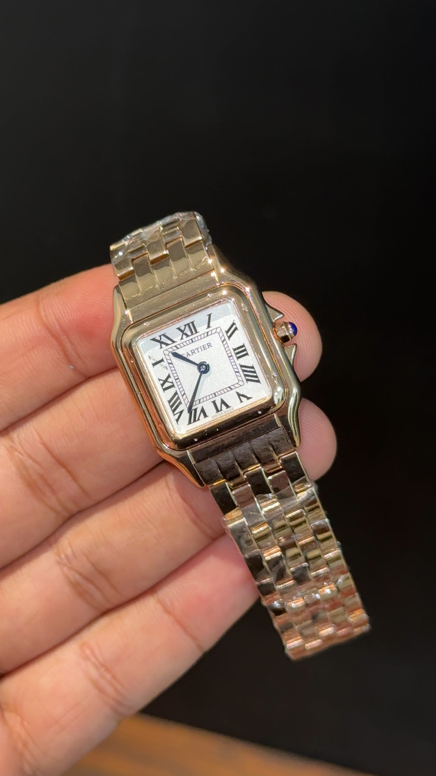 Cartier Panthere | 26mm | Woman  | Rose Chain | White Dial