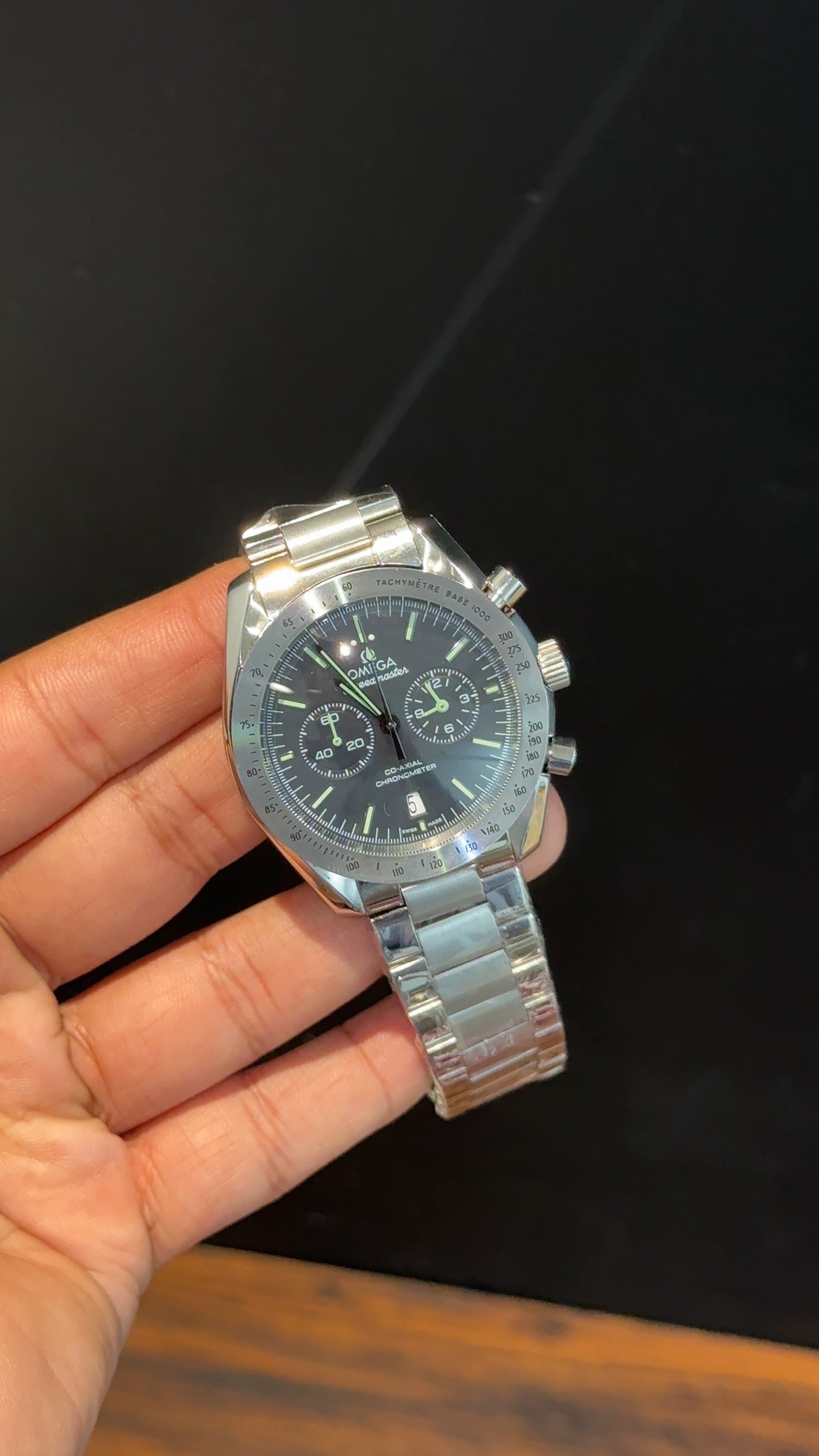 Omega Speedmaster | Master Chrono | Neon Digits | Black Dial - twentyfour