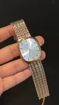 Pp Ellipse | Rose Mesh Chain | White Ebony Dial