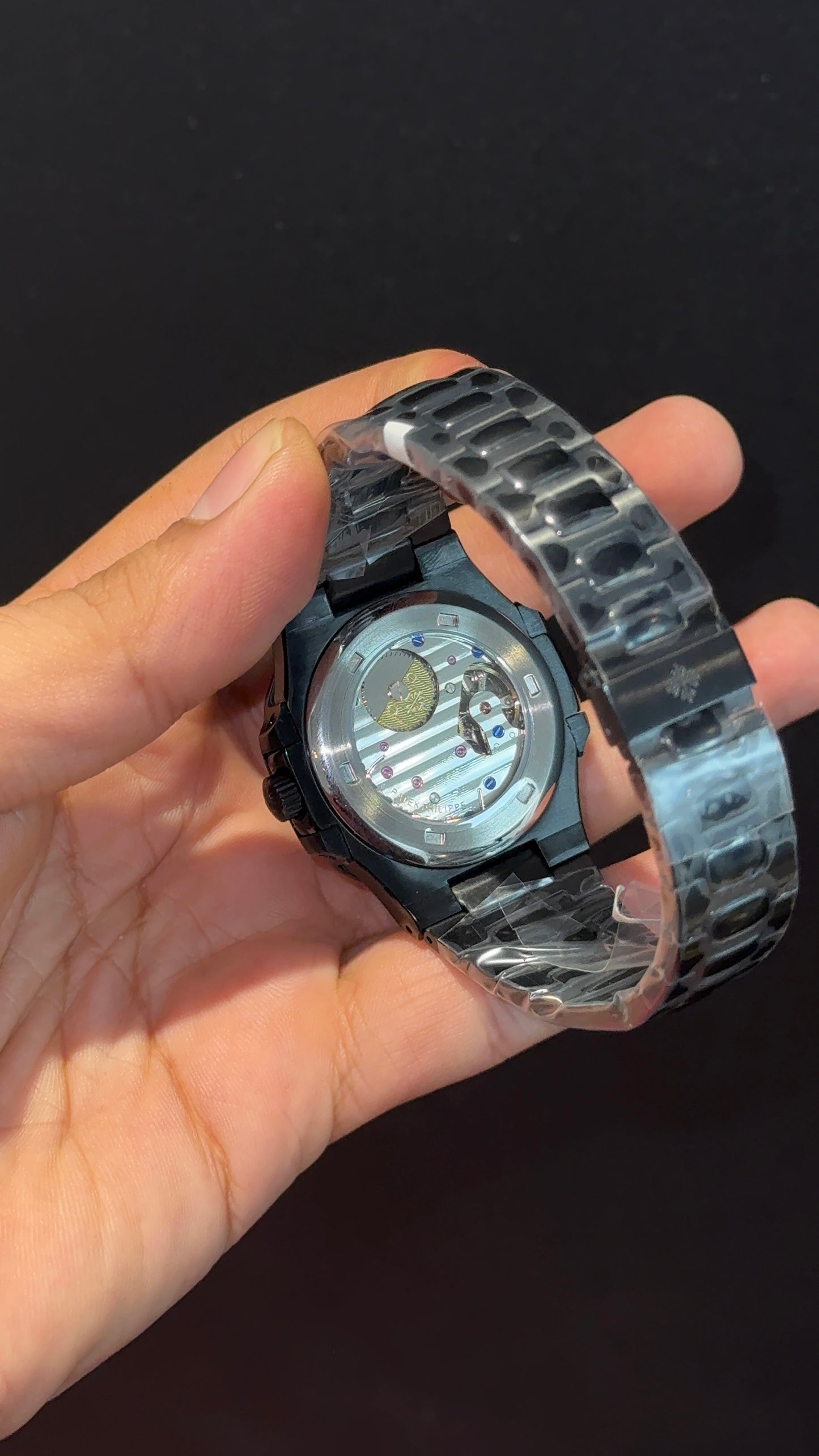 Pp Auto | Moonphase | Black Chain | Sub Black Dials