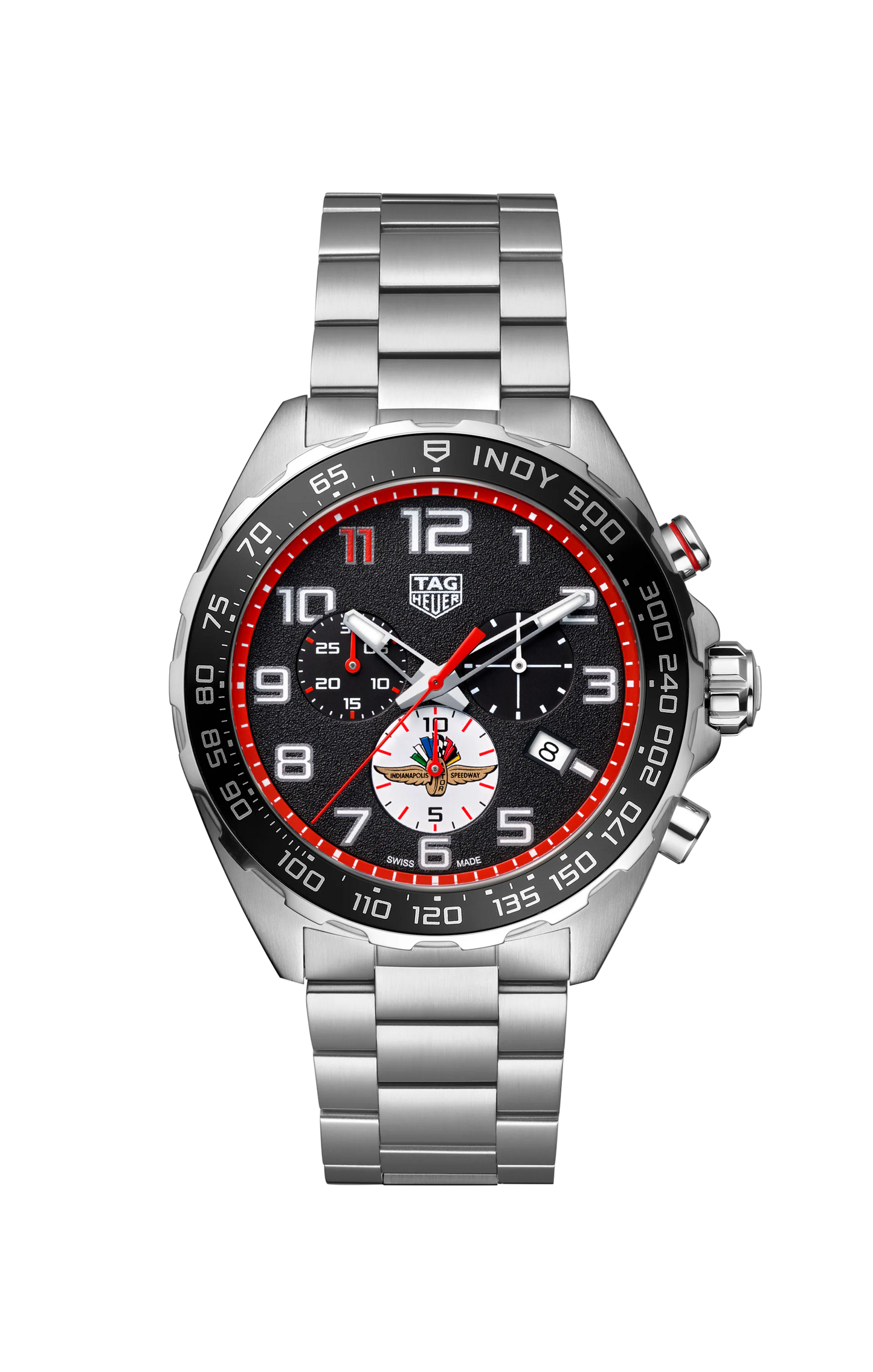 Tag Heuer Formula 1 Men’s Quartz Swiss Made Silver Stainless Steel Black Dial 43mm Watch CAZ101AW.BA0842 - twentyfour
