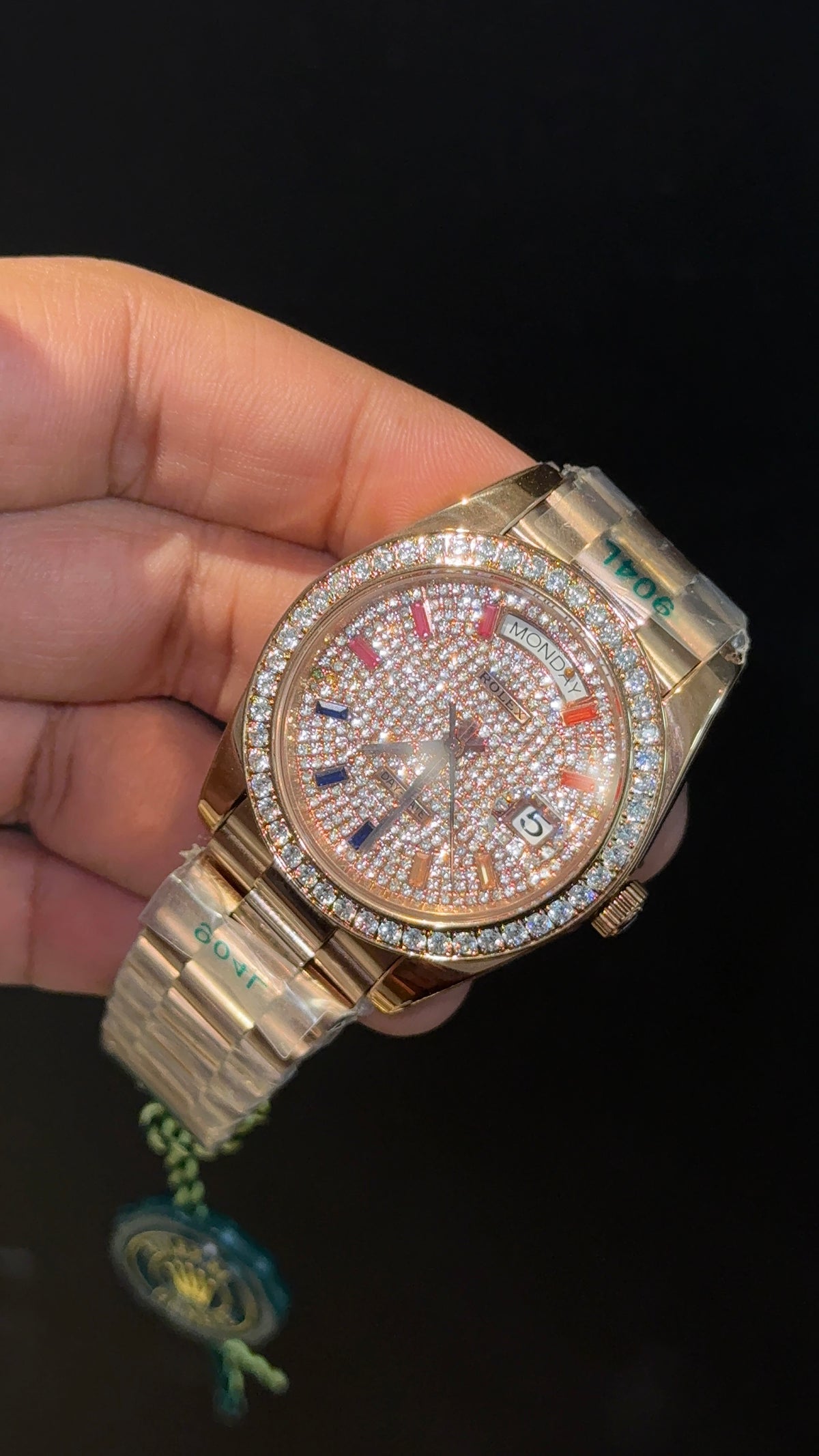 DayDate | Diamond Bezel | Rose Chain | Rose Mother Of Pearl