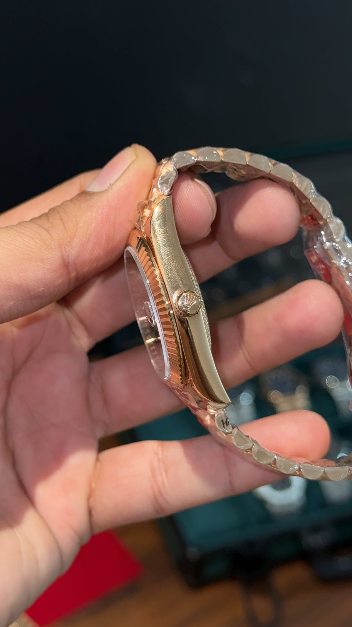 Premium DayDate | Rose Chain | Brown Classic Dial