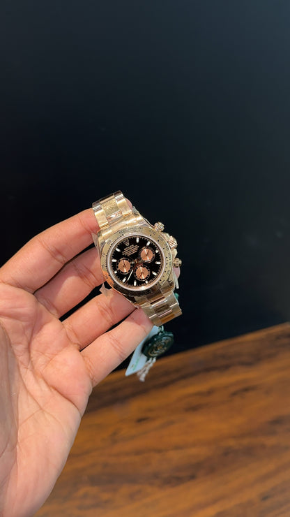 Executive Daytona | Rose Chain | Rose Chrono | Black Dial