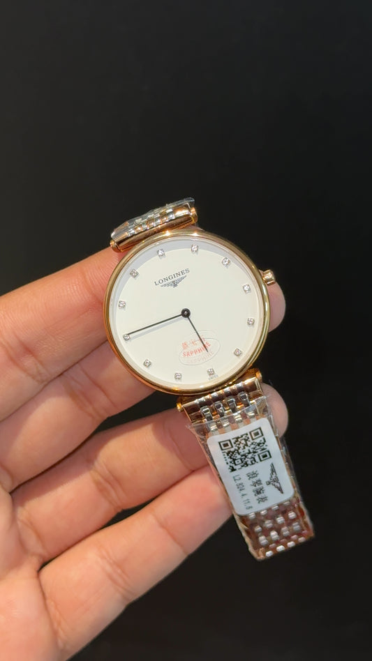 Longines | Rose Two Tone | White Diamond Dial - twentyfour