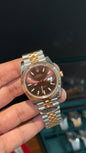 Datejust | High Grade | Rose Two Tone | Brown Dial