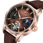 Pagani Design PD-YS021 | Rose Gold Brown Strap