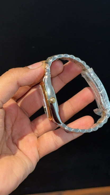 Premium DateJust | Gold Two Tome | Light Grey Dial