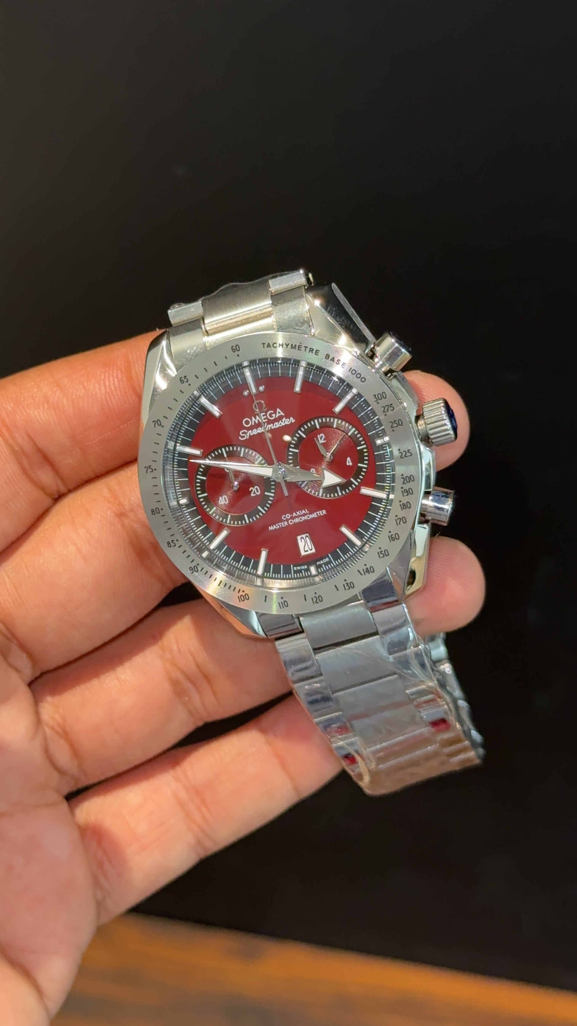 Omega Speedmaster | Silver Chain | Master Chrono | Shaddy Mehron Dial - twentyfour