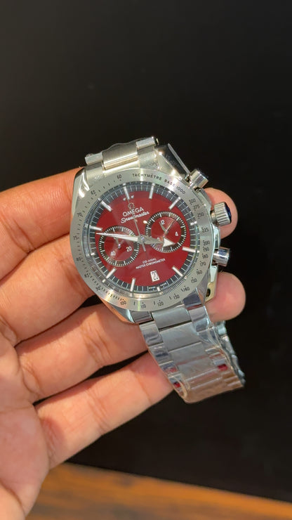 Omega Speedmaster | Silver Chain | Master Chrono | Shaddy Mehron Dial - twentyfour