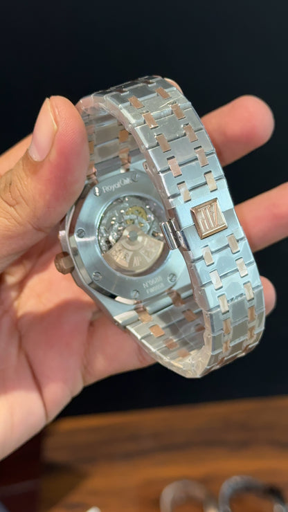 AP Skeleton | Auto | Rose Two Tone | Black Dial